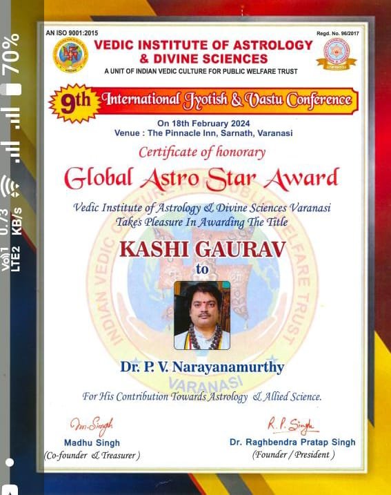 Global Astro Star Award